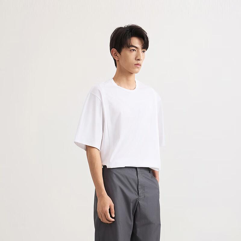 CROQUIS Men's 2025 Summer Round Neck Mid-Sleeve T-Shirt