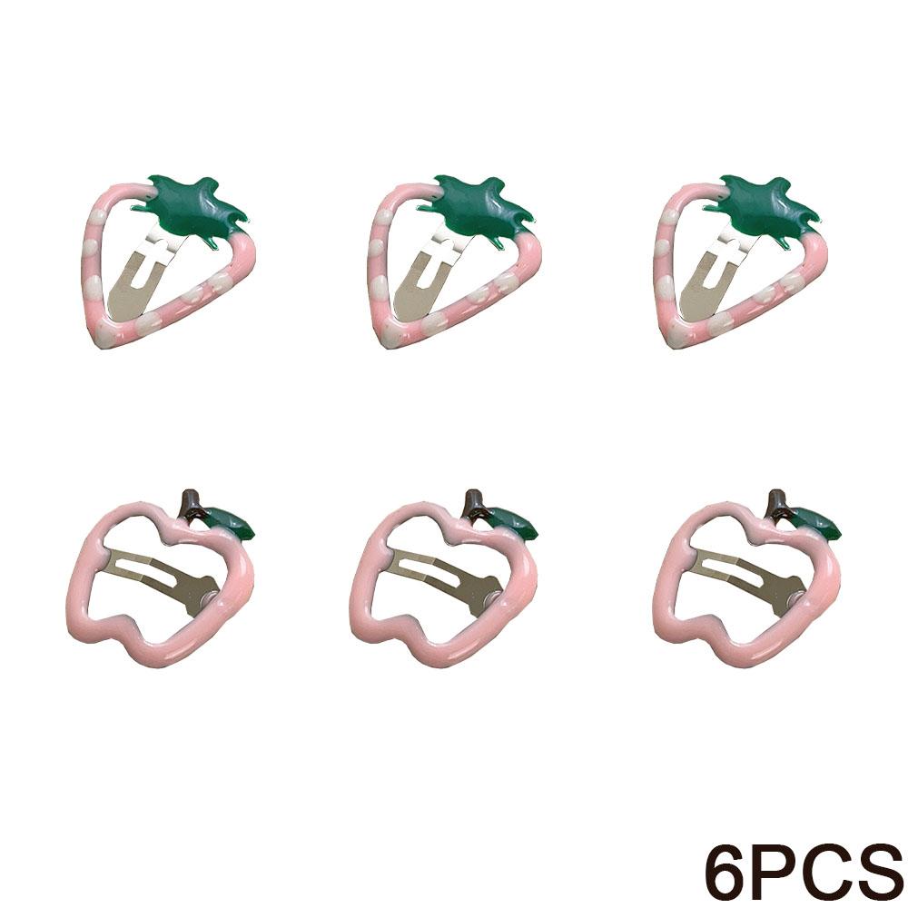 

Lot Sweetly Strawberry Fruit Bb Hair Claw Side Clips For Women Girls Kids Hairpin Boutique Hair Accessories Headwear