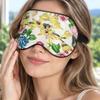 Pure Silk Eye Shading Mask Floral Pattern Travel Blindfold Sleep Eyeshade  Night Sleep Relax Aid