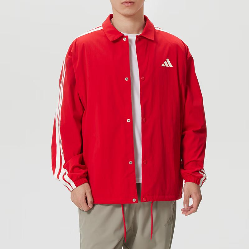 Adidas Men s Fleece-Lined Woven Jacket KR2501 S