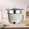 Electric Cooking Pot Stainless Steel Electric Skillet Small Rice Cooker Mini Cooker for Noodles Oatmeal Dumpling Fry Pasta