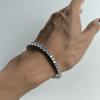 Silver Bracelet with Cubic Zirconia, Item Weight 11.91 G (2186755)