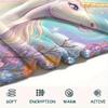 Unicorn Animal Print Flannel Blanket, High Quality Comfortable for All Seasons, Home Decor, Warmth and Comfort, Perfect for Christmas Gifts138