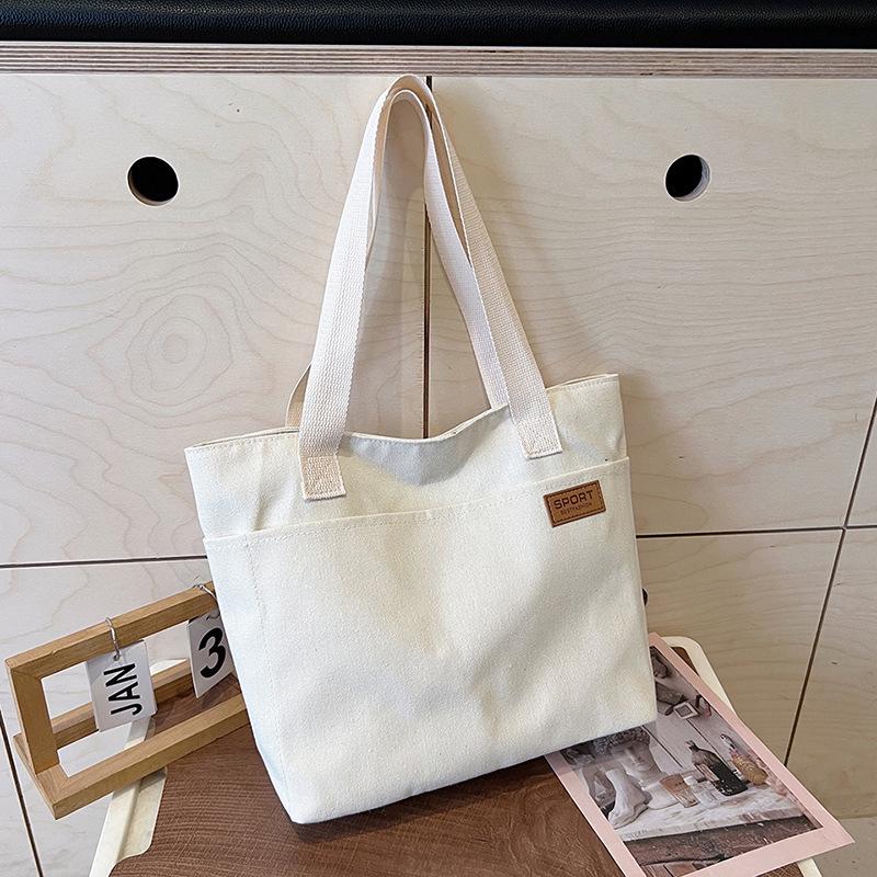 Women's Bag Canvas School Bag Japanese-style Office Commuting Bag High-end Computer Tote Bag Canvas Bag Shoulder Bag