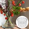 2Pcs Spiral Ikebana Stem Holder DIY Bouquet Twister Vase Flower Arranger Grid Multi-holes Plant Fixation Stand Floral Arrangement Tool