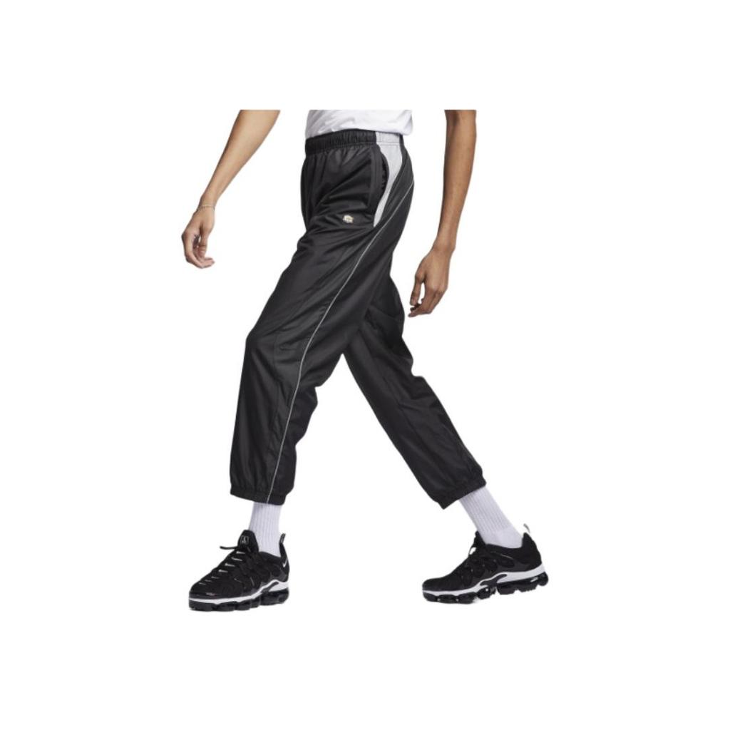 Nike Lab Collection Tn Sports Loose Casual Pants With Elastic Cuffs Men Bottoms Black AR5858-010