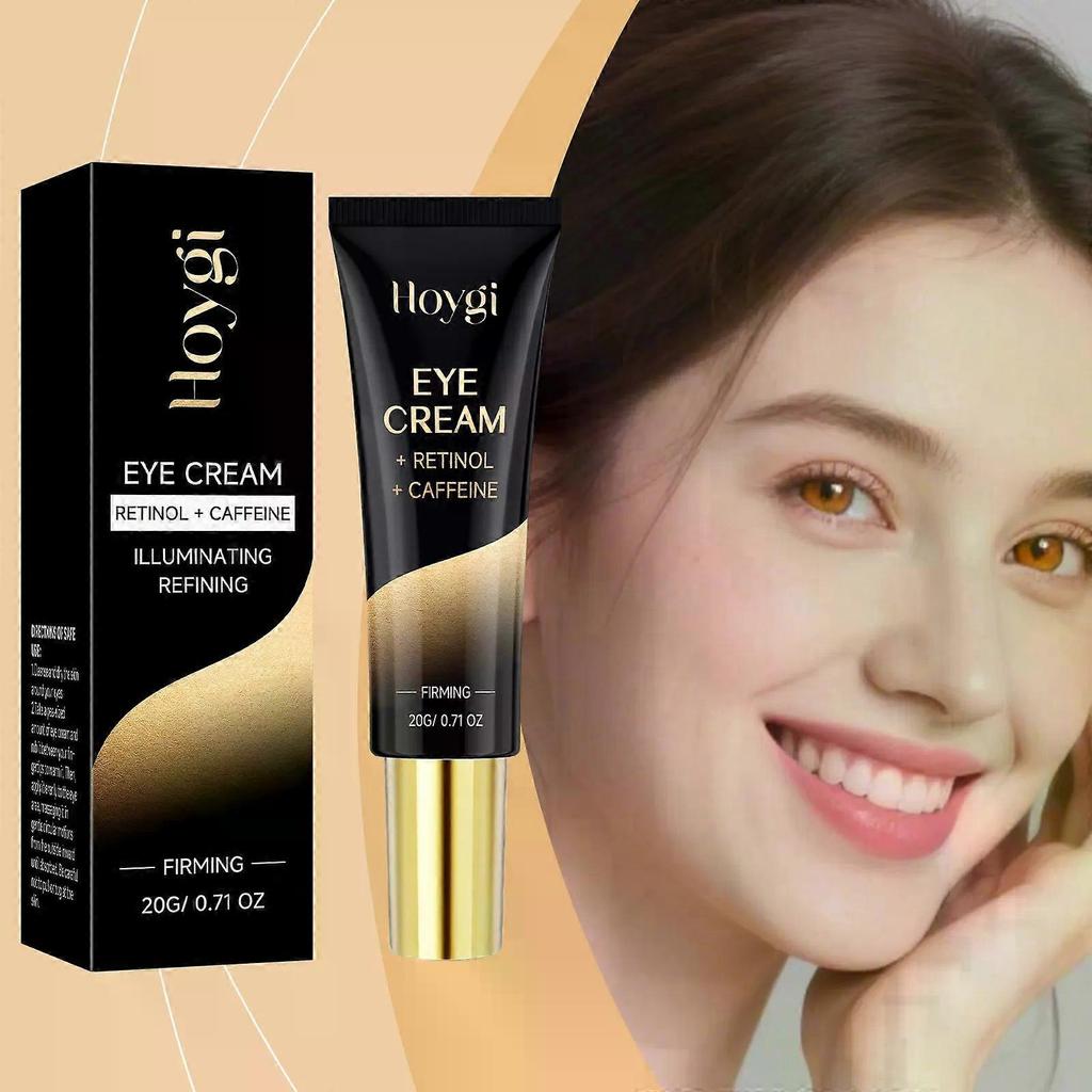 Retinol & Caffeine Eye Cream (20g) Illuminating & Refining Formula, Firms Under-Eye Skin, Reduces Dark Circles, Puffiness & Fine Lines for Anti-Aging