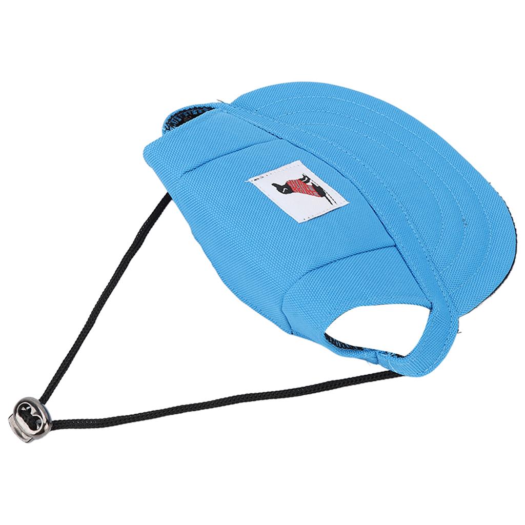 Pet Baseball Hat Adjustable Summer Stylish Dog Outdoor Sunbonnet with 2 Ear Holes for Outdoor Camping Travel