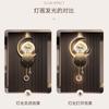 Nordic Living Room Swan Wall Clock Villa LED Digital Clock Restaurant Mute Quartz Clock Luxury Corridor Mural Watch Home Decor