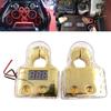 Car Battery Terminals Connectors Voltmeter Positive Negative Battery Shim Battery Post Clamp Cable Ends for Car Trailer