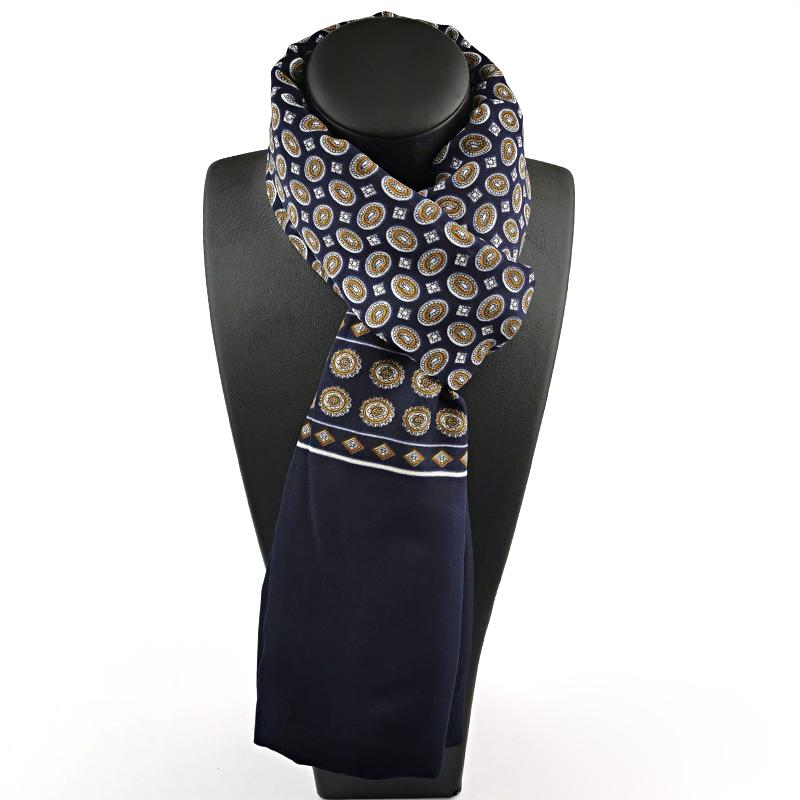 

Весняно-зимовий шовковий шарф чоловічий розкішний модний шарф з принтом у клітинку шарф на шию шаль обгортка вінтажний теплий шийний платок аксесуари