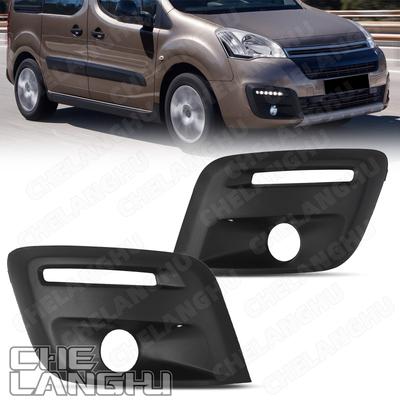 Front Bumper Fog Light Frame Cover Grill For CitroëN Berlingo Peugeot Partner 2015 2016 2017 2018 Car Fog Lamp Grille 16800256XT