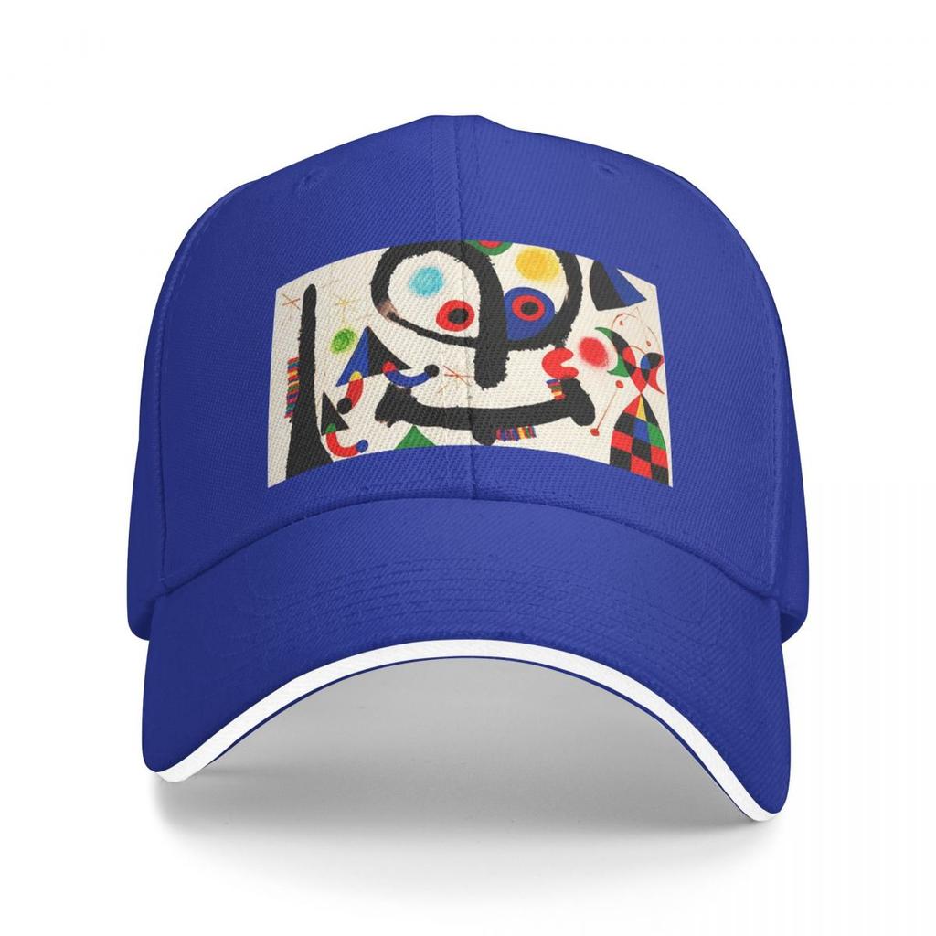 MIRO Abstract Figures Pink 2 Baseball Caps Fashion Unisex Women Hats Outdoor Adjustable Casual Cap Baseball Hat Polychromatic