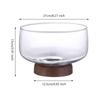 Glass Salad Bowl Multifunction Candy Snack Tray Fruit Basket Serving Bowl for Veggies Home Table Centerpiece Party Decoration