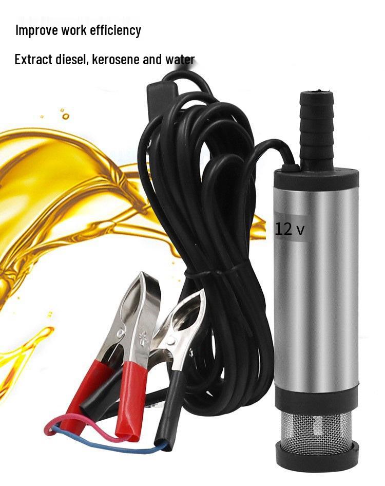 Pompă de combustibil submersibilă DC de 38 mm (5V/12V/24V) pentru Transfer Diesel, Petrol și Apă