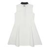 MALBON GOLF Button-Up Sleeveless Dress Off White (Woman)