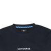 Men's Converse Sweatshirts Unisex Black Crew Neck Thickened Regular