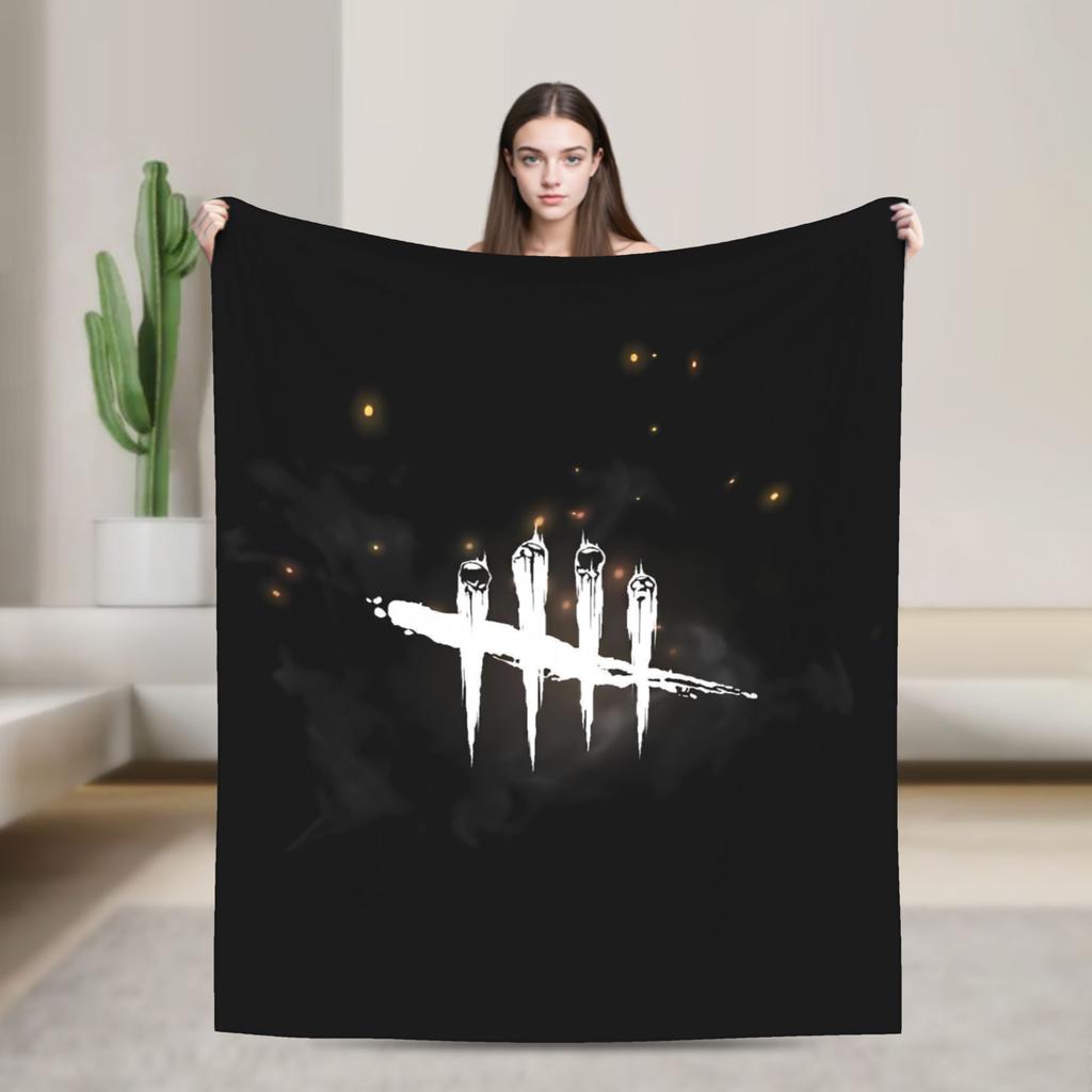 Deads by Daylights Warm Blanket  Picnic Plush Bedding Throws Novelty Outdoor Flannel Bedspread Sofa Bed Cover