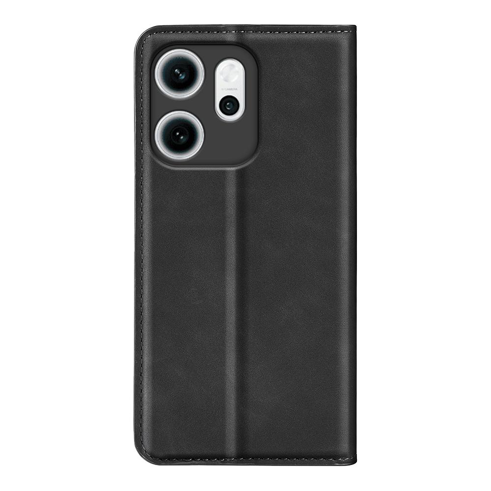 For Oppo Reno14 F 5G Case Skin Touch Leather Wallet Phone Cover
