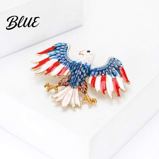 Veterans Day Pin Bald Eagle Brooch for Men And Women