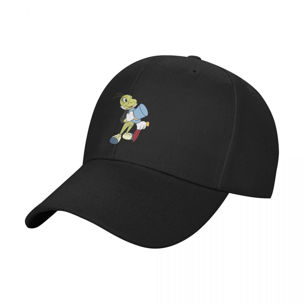 Jiminy Cricket Baseball Cap Big Size Hat Streetwear Custom Caps Girl Men's