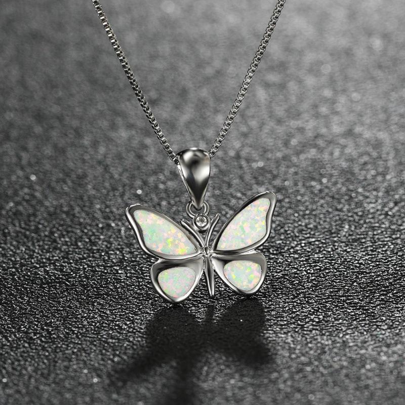 

Hot Sale Korean Edition Platinum Butterfly Necklace Women s Pendant Simple Personality Fashion Versatile Exquisite Clavicle Chain