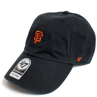 Seven Clean Up Low Cap Mini Logo Giants Size [Forty Brand] (Free (55cm-61cm), Black)