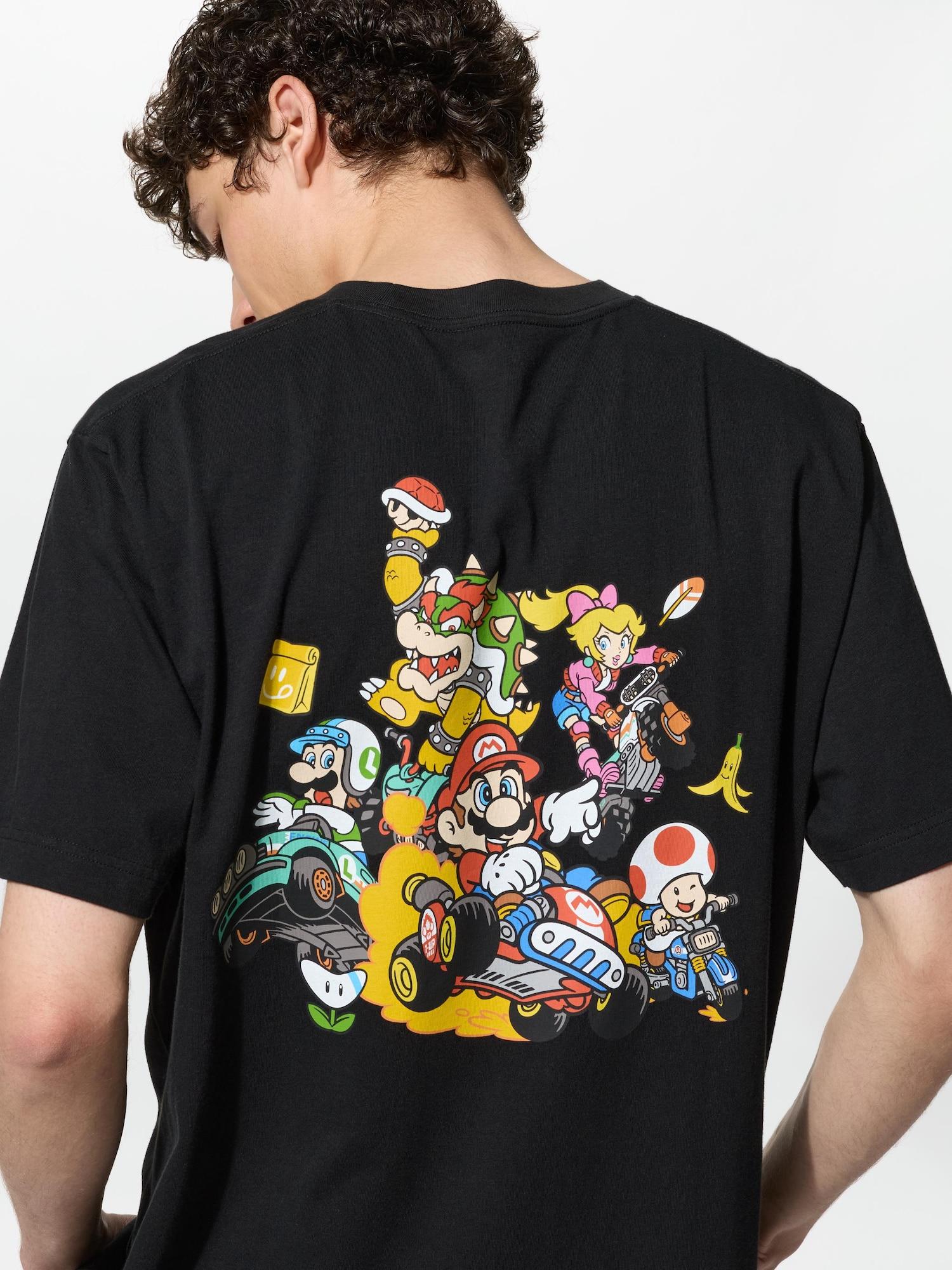 Uniqlo MArio KArT World UT GrAphic T A 09 BLACK/MEN XS