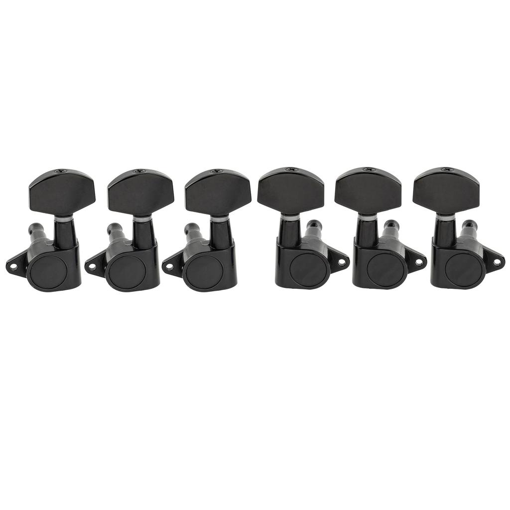 Musiclily Pro 3x3 Guitar Big Button Black Epi-Style Tuners,