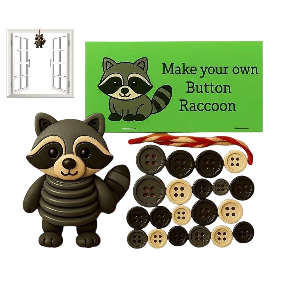 Christmas Button Ornament Funny Animal Christmas Decoration Buttons Seasonal Decor Holiday Party Supplies For Bedroom Office