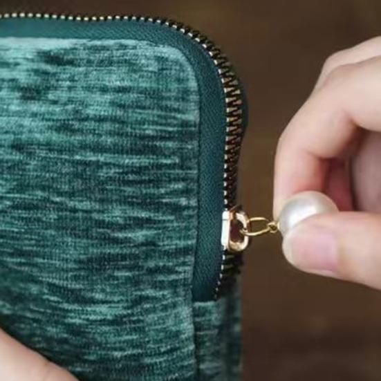 Travel Jewelry Organizer Case Portable Watch Earring Necklace Bracelet Bangle Ring Storage Bag Velvet Zipper Jewelry Pouch with Pockets