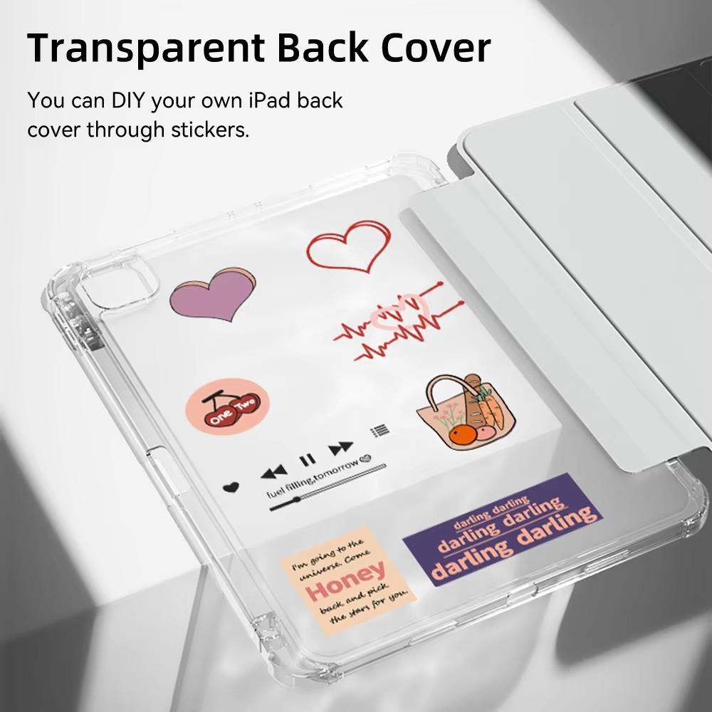 For iPad Air 11 Case iPad 10th Generation 11th A16 9th Cover Gen iPad Pro11 4 5 10.9in 12.9 M2 M3 M4 Pencil Holder Case