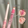One Stroke Multi-use: Fei Xi Misty Dudu Double-ended Lip & Eye Definition - Lip Liner, Lipstick Base, Plumping, Long-lasting.