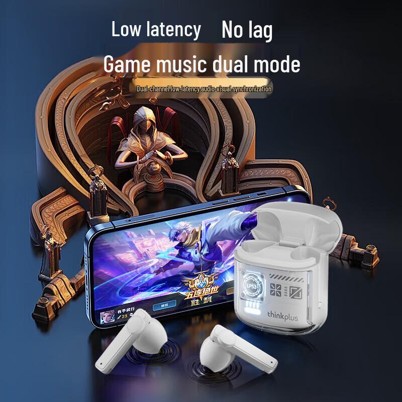 ThinkPlus Lenovo LP53 Echte kabellose Semi-In-Ear Bluetooth-Ohrhörer