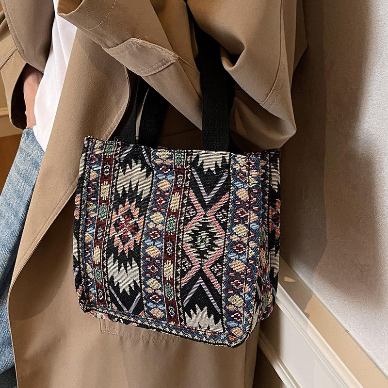 Etnická taška na knedličky s veľkou kapacitou Dámska nová trendy módna crossbody taška Dámska Ins Niche taška cez rameno Dámska
