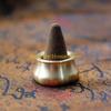 F26C Incense Burner, Copper Incense Burner Holder Gourd Incense Burner for Joss Stick, Tower Incense, Incense Coil