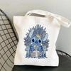 Lilo & Stitch Print Canvas Shoulder Backpack and Shopping Bag