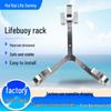 Professional Marine Stainless Steel Lifebuoy Hook Set and Iron Tripod Stand