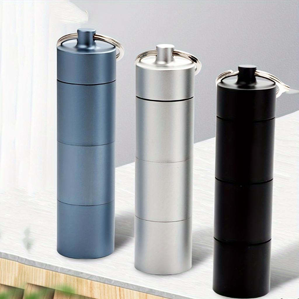 1pc-Outdoor First Aid Pill Sealed Jar Compact and Portable Emergency Medicine Box Portable Waterproof Medicine Jar