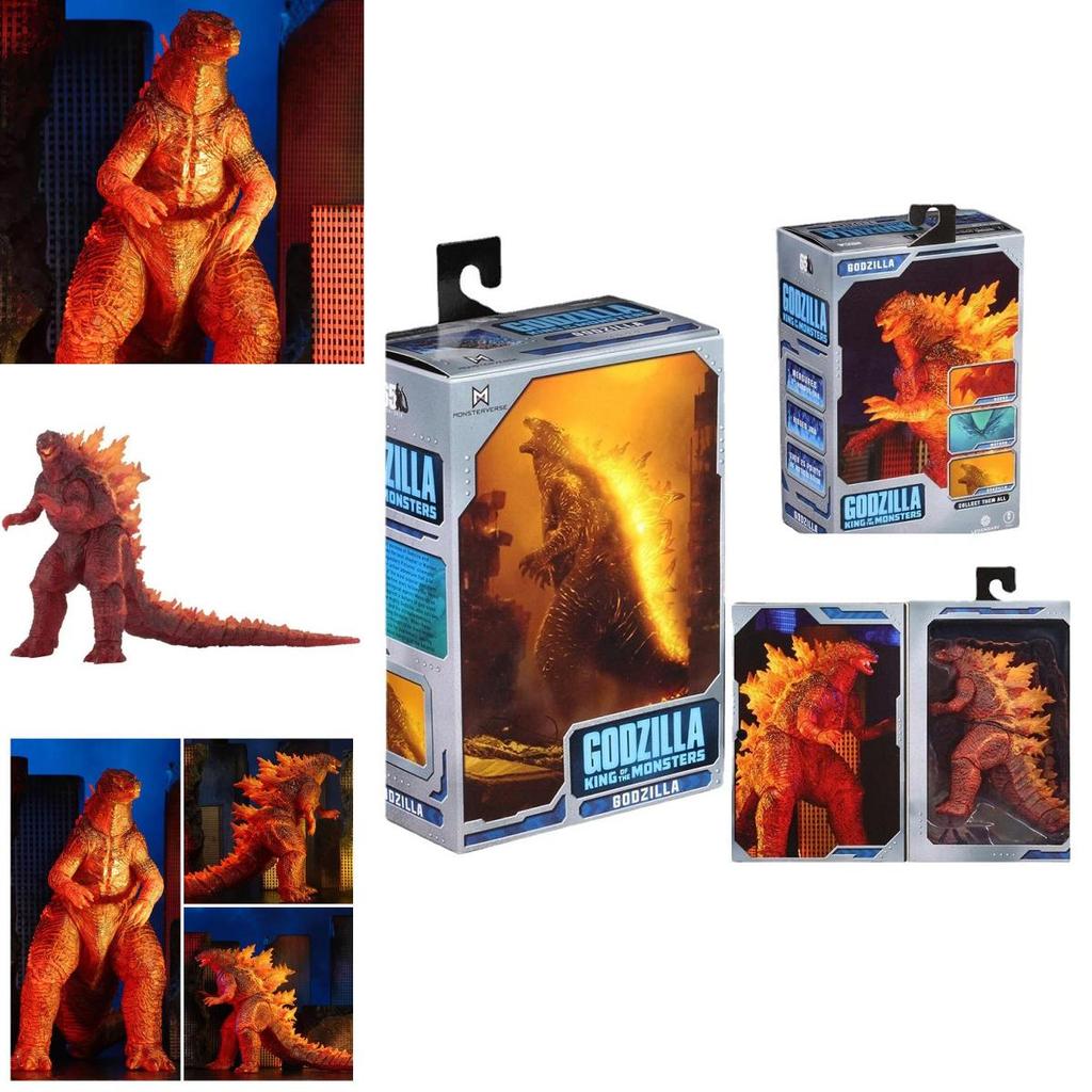 Exquisite Burning Godzilla Action Figures With Movable Joints For Display And Decoration
