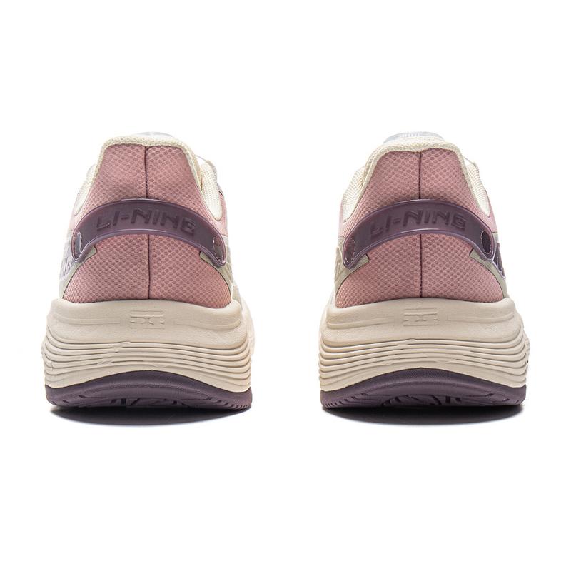 Li Ning Kids Qinyi V2 Sports Lifestyle Versatile Comfortable Breathable Low-Top Casual Shoes Kids sneaker Smoke-Pink YKCV110-6