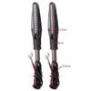 2Pcs/1pc Universal Flowing Motorcycle Motorbike 12 LED Turn Signal Indicator Light Amber