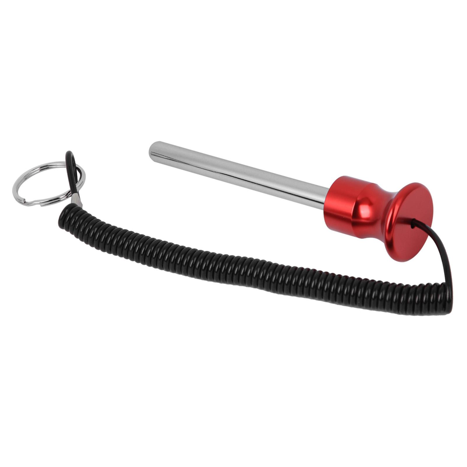 

Magnetic Weight Stack Pin with Pull Rope Strength Training Equipment Accessories красный