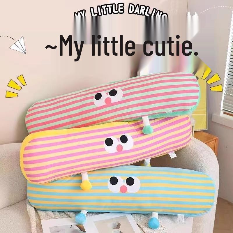 Washable Long Body Pillow for Side Sleepers, Bedroom Dormitory Cushion, Men's Backrest, Women's Leg Pillow