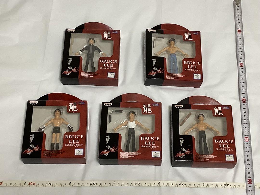 

[USED] Bruce Lee Bendable Figure Set of 5