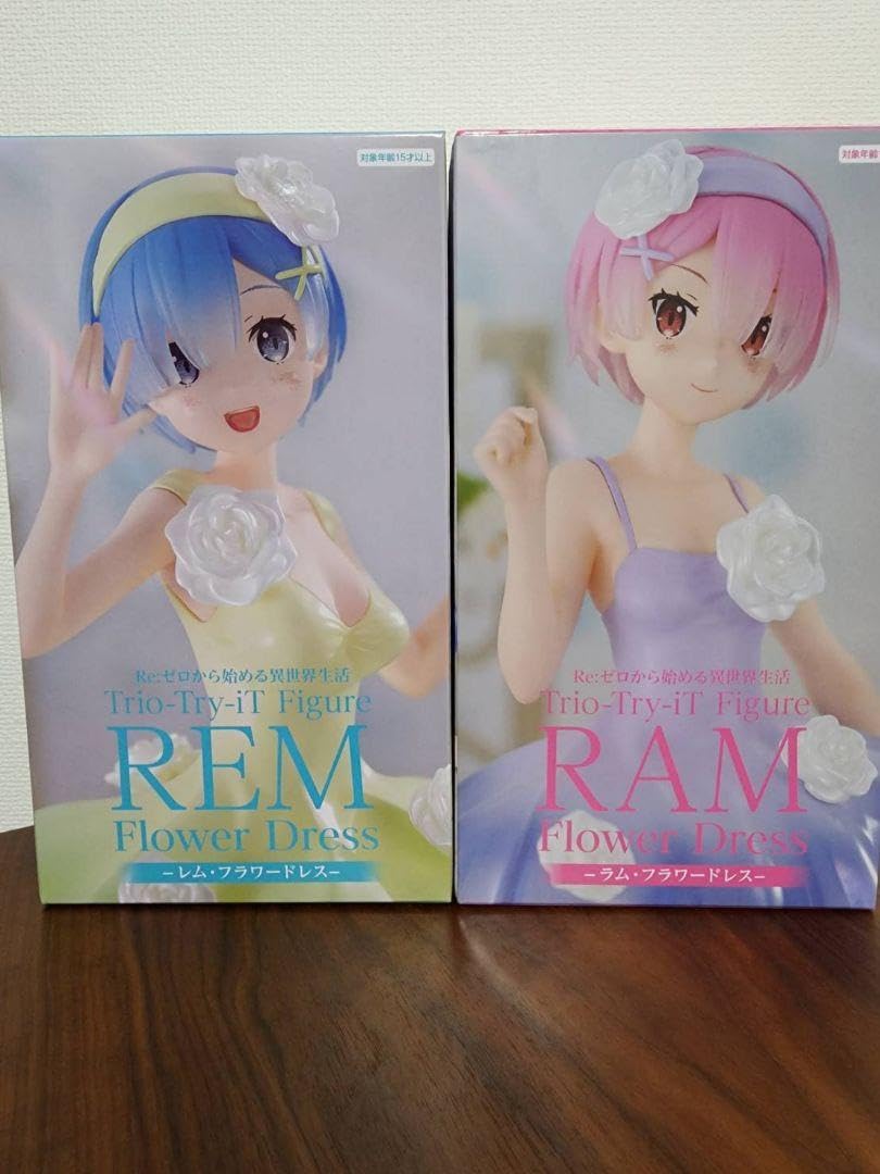 

Re:ZERO -Starting Life in Another World- Flower Dress Figure Rem Ram Set