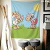 Jolly Logan Wall Tapestry Aesthetic Wall Hanging Printed Fabric Blanket Decorative Tapestries for Bedroom Living Room Home Decor
