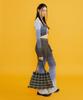 Pleatsmama Tweed Shopper Bag Lime