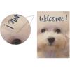 susiyo Bichon Dog Garden Flag 12''x18'' Seasonal Outdoor Flags & Banners Polyester Double-Sided Large Yard Flag Inch for Home Décor Lawn Patio