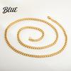 Minimalist Necklace Chain for Men Women Black Thin